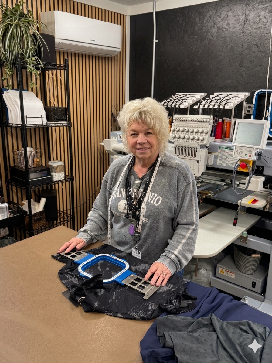 Photo of Lois in Shop
